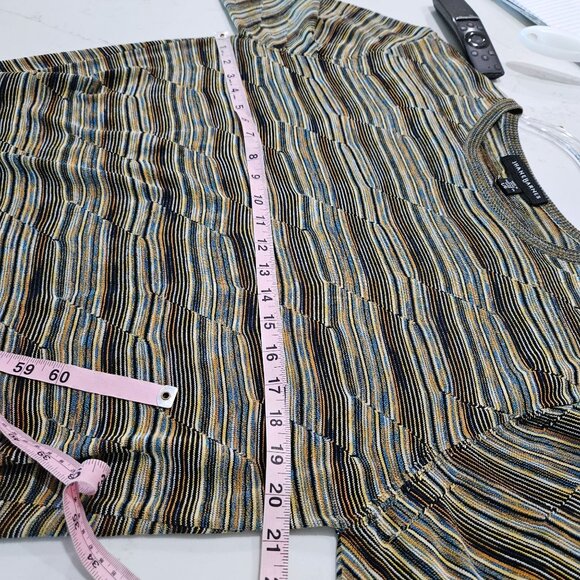 Jhane Barnes Mens Large Coogi style Bill Cosby Abstract Knit Sweater Green - Picture 7 of 8